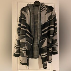 Charlie Paige open cardigan with hood